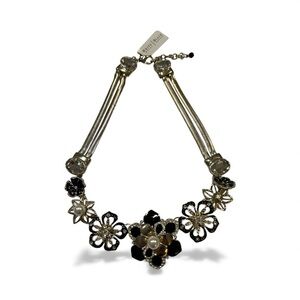 WHBM Flower Gold Necklace